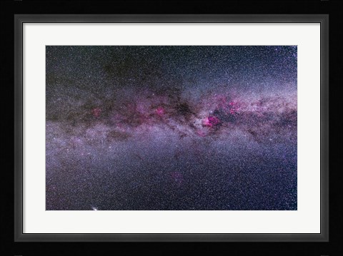 Framed northern Milky Way from Cygnus to Cassiopeia and Perseus Print
