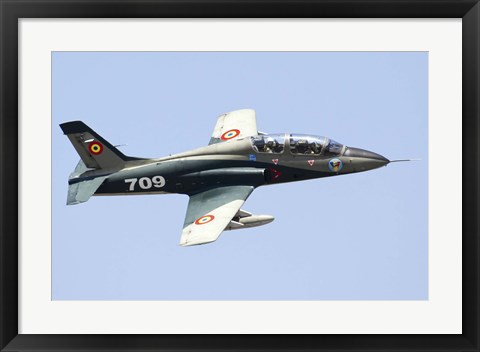 Framed Romanian Air IForce AR-99 Soim jet trainer Print