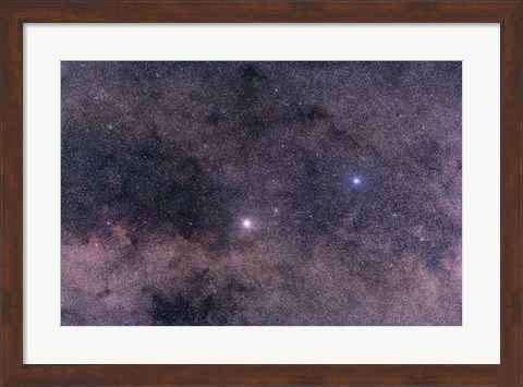 Framed Alpha and Beta Centauri in the southern constellation of Centaurus Print