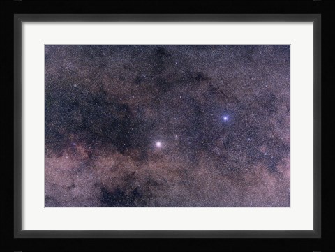 Framed Alpha and Beta Centauri in the southern constellation of Centaurus Print