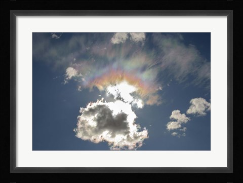 Framed Iridescent clouds, Alberta, Canada Print
