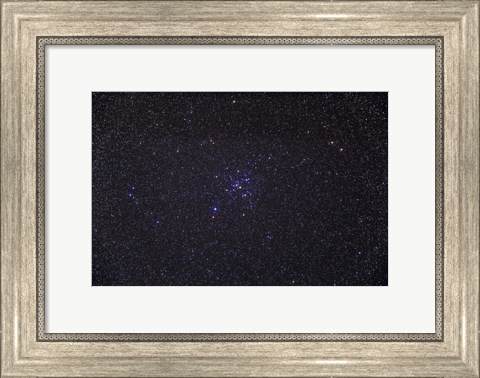 Framed Messier 41 below the bright star of Sirius in the constellation Canis Major Print