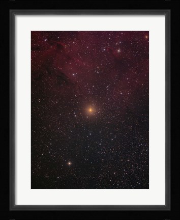 Framed Mu Cephei, a red supergiant in the constellation Cepheus Print