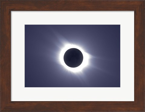 Framed Total solar eclipse Print