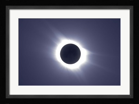 Framed Total solar eclipse Print