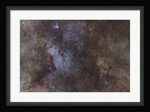 Framed Widefield view of the Sagittarius Star Cloud Print