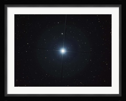 Framed Rigel is the brightest star in the constellation Orion Print