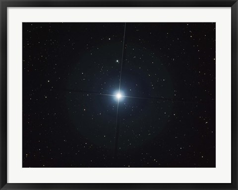 Framed Rigel is the brightest star in the constellation Orion Print