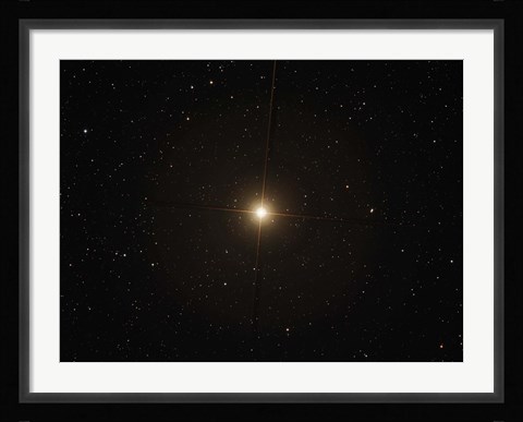 Framed red supergiant Betelgeuse Print