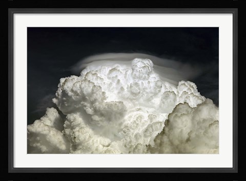 Framed Cumulus Congestus cloud with Pileus Print