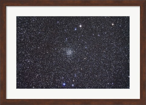 Framed Open cluster NGC 7789 in the constellation Cassiopeia Print