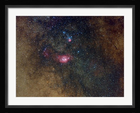 Framed Widefield view of nebulae in Sagittarius Print