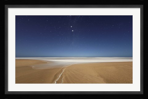 Framed Alpha and Beta Centauri seen from the beach in Miramar, Argentina Print