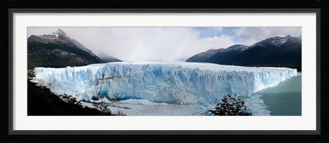 Framed Perito Moreno Glacier in Los Glaciares National Park, Argentina Print