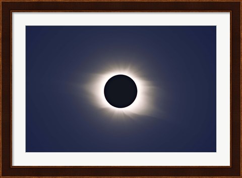 Framed Total eclipse of Sun Print