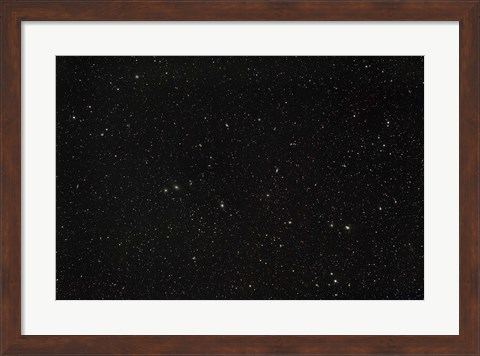 Framed Widefield view of the constellations Virgo and Coma Berenices Print