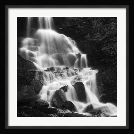 Framed Roasto Waterfall in Nordland, Norway Print