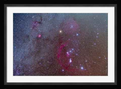 Framed Orion and Monoceros region Print