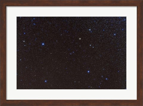 Framed Pegasus constellation in the northern sky Print
