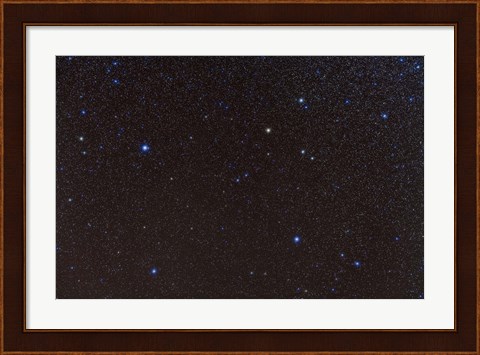 Framed Pegasus constellation in the northern sky Print