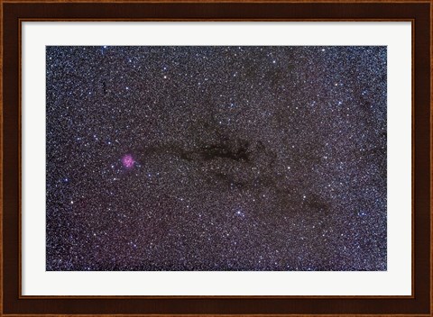 Framed Cocoon Nebula in the constellation Cygnus Print