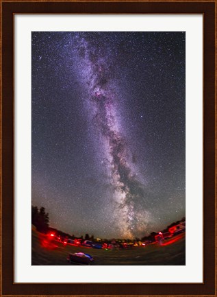 Framed northern summer Milky Way over the Saskatchewan Summer Star Party Print