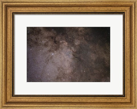 Framed Scutum star cloud in the northern summer Milky Way Print