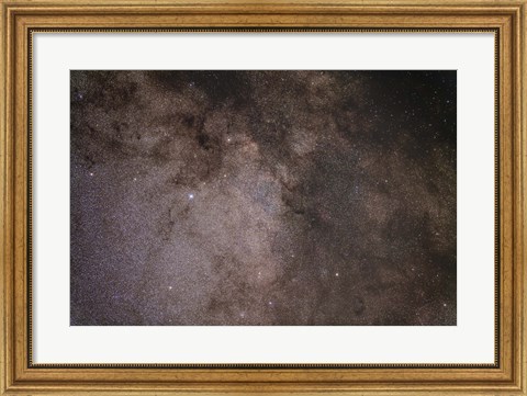 Framed Scutum star cloud in the northern summer Milky Way Print