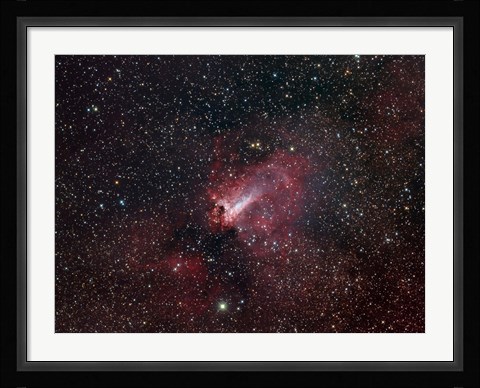 Framed Omega Nebula Print