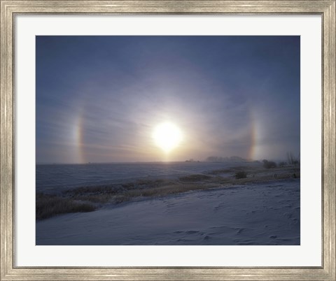 Framed Solar halo, Alberta, Canada Print