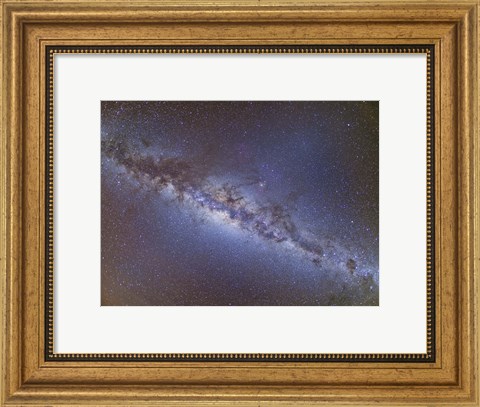 Framed Full frame view of the Milky Way from horizon to horizon Print