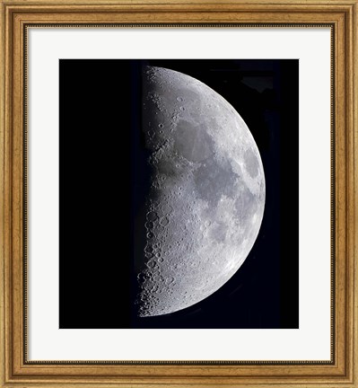 Framed Quarter Moon Print