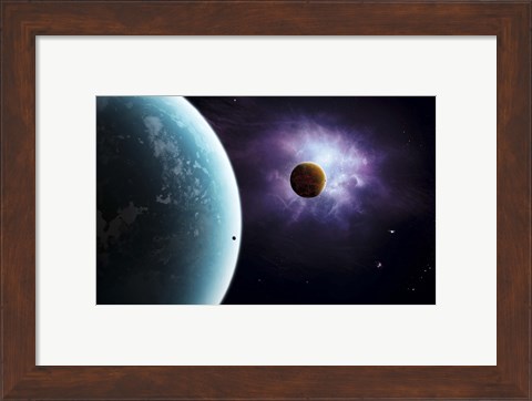 Framed Two planets born from the same star, yet they couldn&#39;t be more different Print