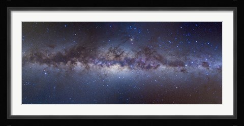 Framed Panorama view of the center of the Milky Way Print