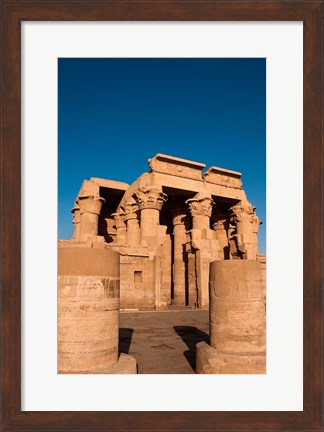 Framed Egypt, Kom Ombo, Temple of Kom Ombo Print