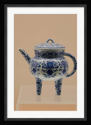 Framed China, Shanghai, Shanghai Museum. China and porcelain, Jingdezhen ware Print