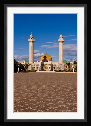 Framed Bourguiba Mausoleum, Sousse area, Monastir, Tunisia Print