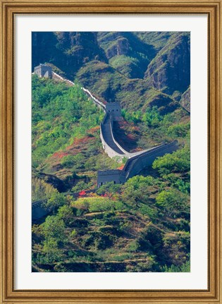 Framed Great Wall, China Print