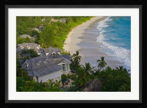 Framed Banyan Tree Resort from the Presedential villa. Print
