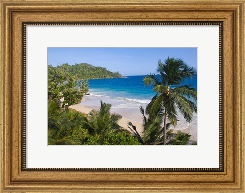 Framed Beach at Banyan Tree Resort, Intandance beach. Print