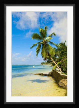 Framed Clear Waters on Mahe Island, Seychelles, Africa Print