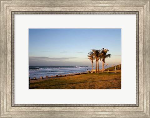 Framed Ansteys Beach, Durban, South Africa Print