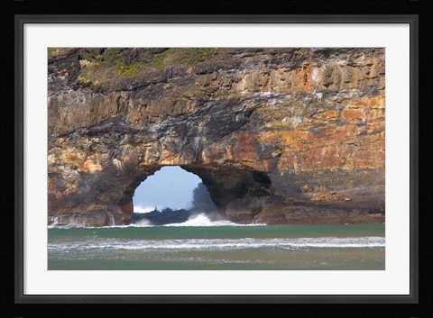Framed Cliffs, Hole in the Rock, Coffee Bay, South Africa Print