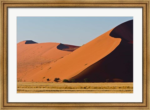 Framed Desert, Sossusvlei, Namib-Nauklift NP, Namibia Print