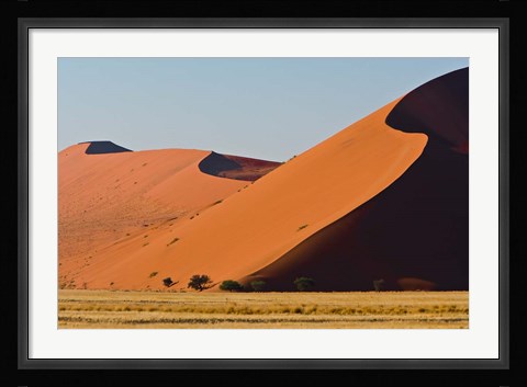 Framed Desert, Sossusvlei, Namib-Nauklift NP, Namibia Print