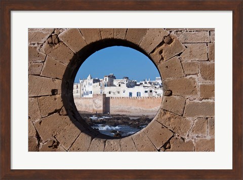 Framed Fortified Architecture of Essaouira, Morocco Print