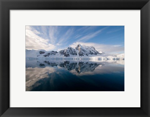 Framed Antarctica, Paradise Harbour and Bay Print