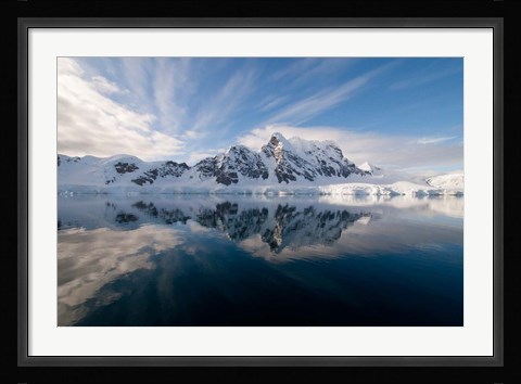 Framed Antarctica, Paradise Harbour and Bay Print