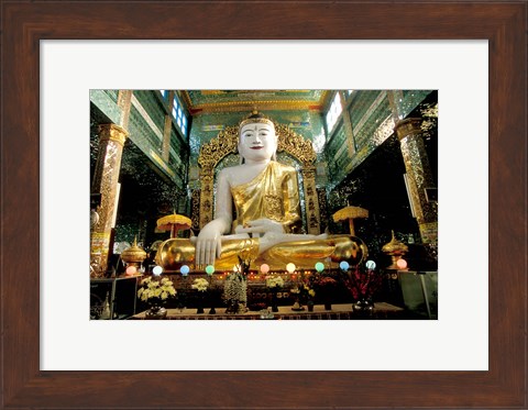 Framed Burma, Syun Oo Pone Nya Shin temple pagoda Print