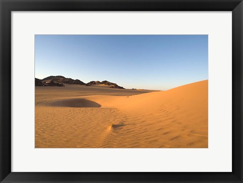 Framed Akakus, Sahara Desert, Fezzan, Libya Print
